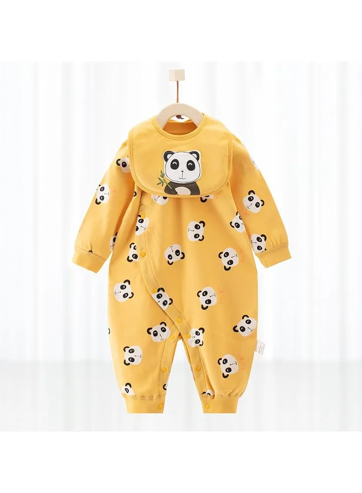 Baby Jumpsuit With Long Sleeves Cotton