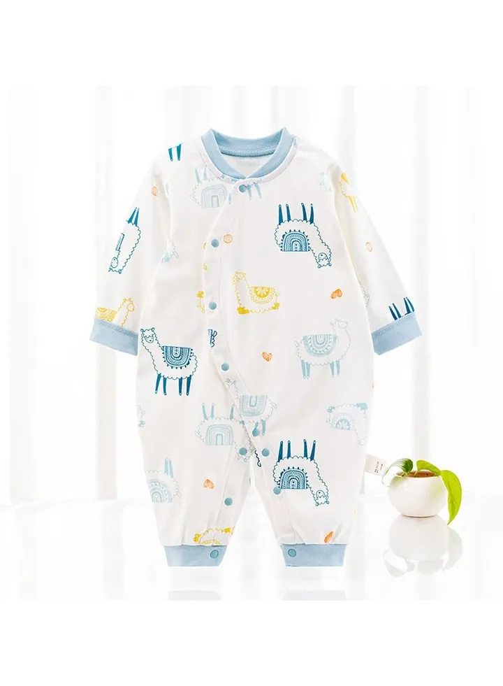 Baby Jumpsuit With Long Sleeves Cotton