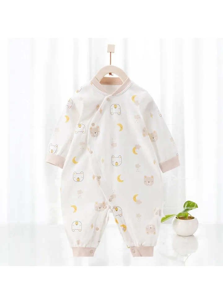 Baby Jumpsuit With Long Sleeves Cotton
