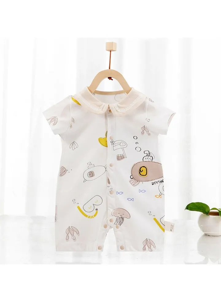 Baby Summer Cotton-thin Comfort Jumpsuit
