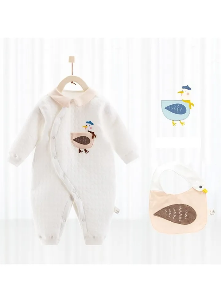 Baby Cotton Long-sleeved Jumpsuit