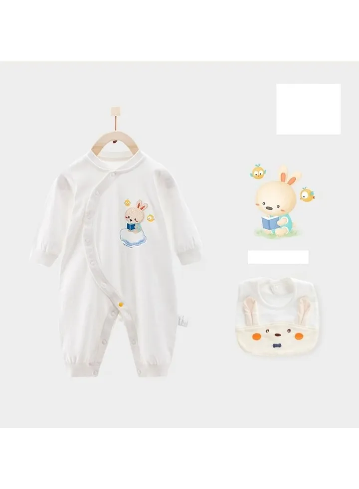 Baby Cotton Comfort Jumpsuit With Bib