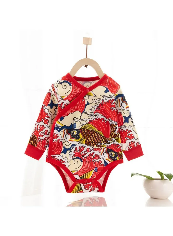Baby Cotton Long-sleeved Comfort Jumpsuit