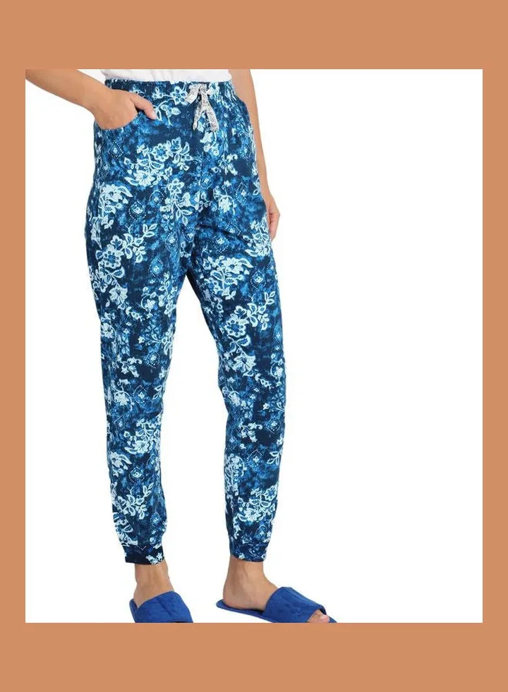 Mid-Rise Casual Pyjama Navy Blue