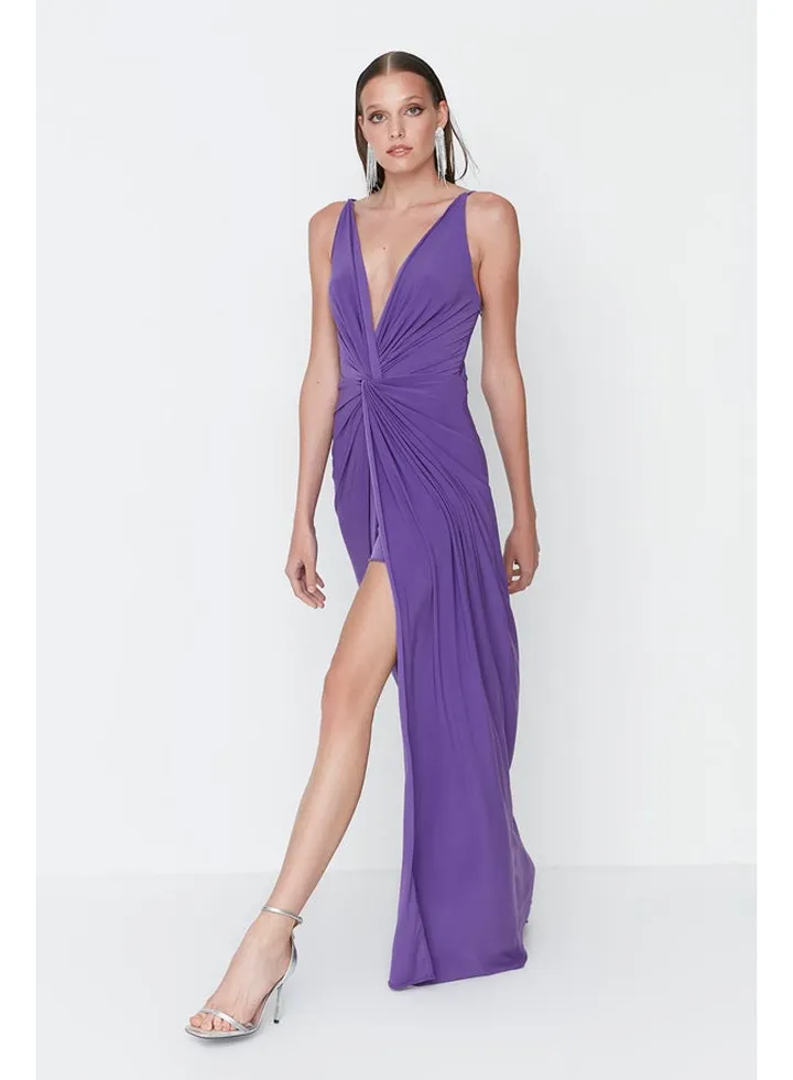 Woman Smart Dress Purple