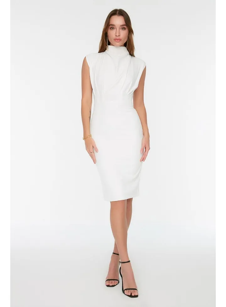 Dress - Ecru - Bodycon