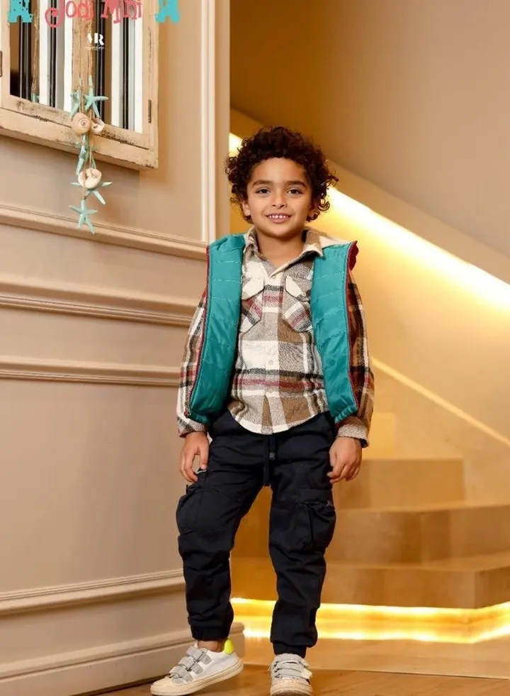 Girls Double Face Vest