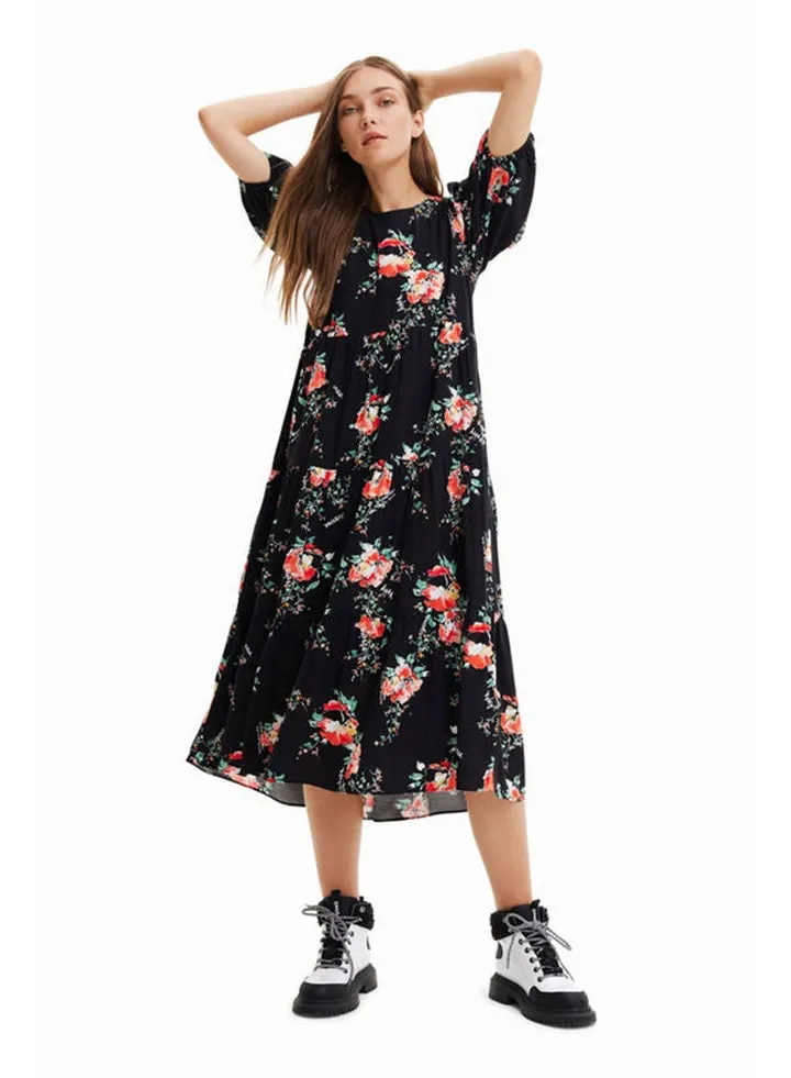 Floral midi dress