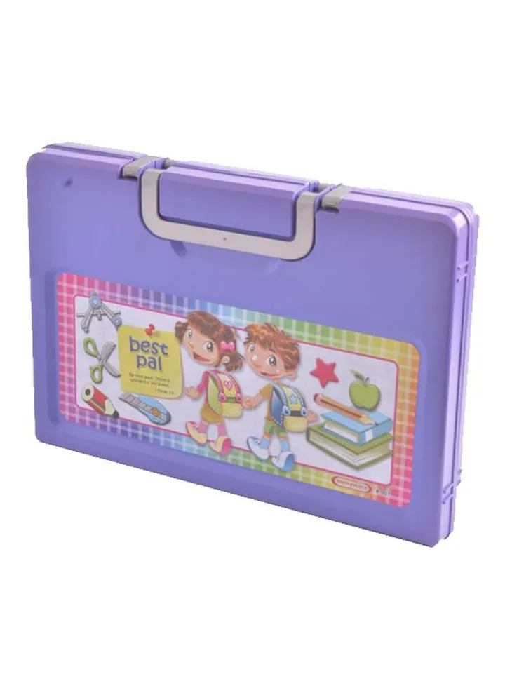 Plastic Backpack Purple/Grey