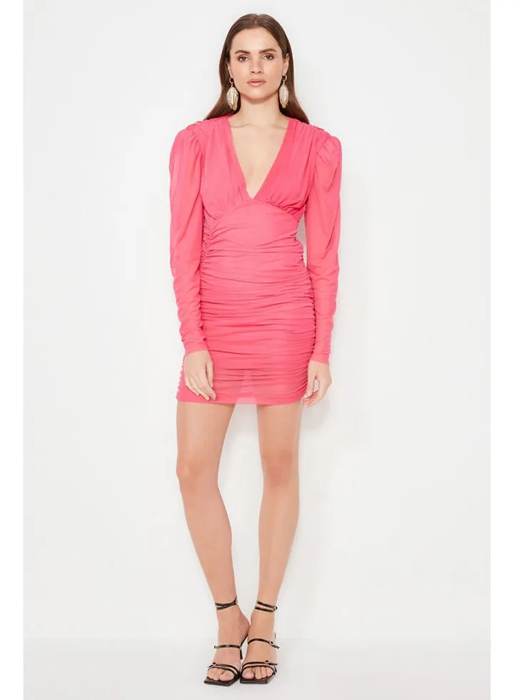 Woman Dress Pink