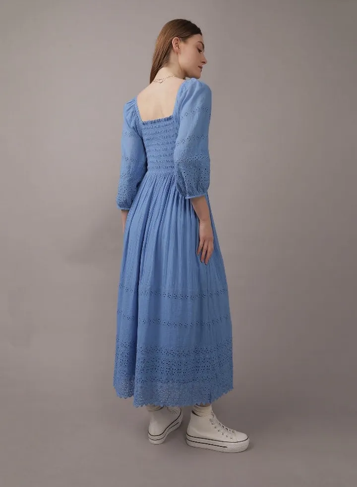 AE Smocked Midi Dress