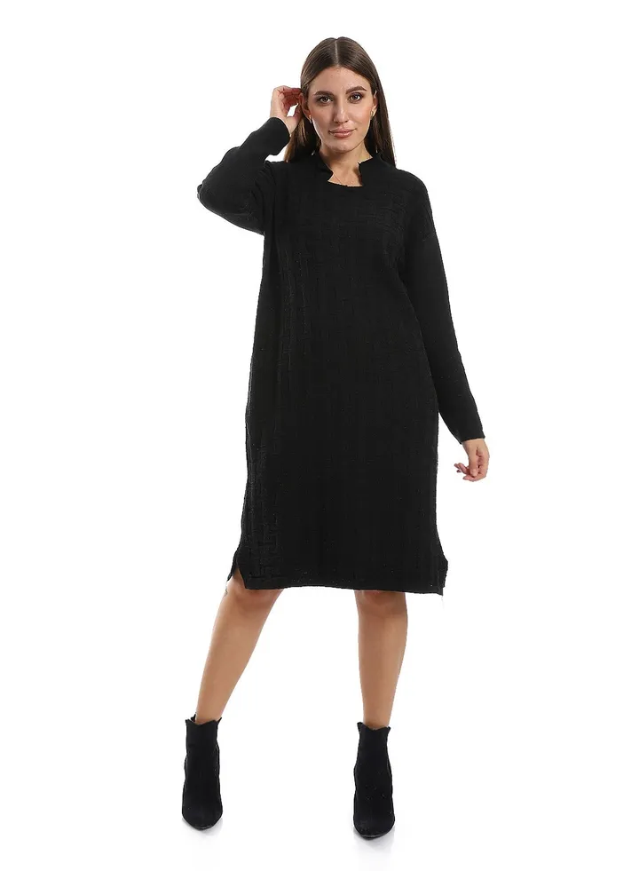 WomenCasual Wool Short Dress