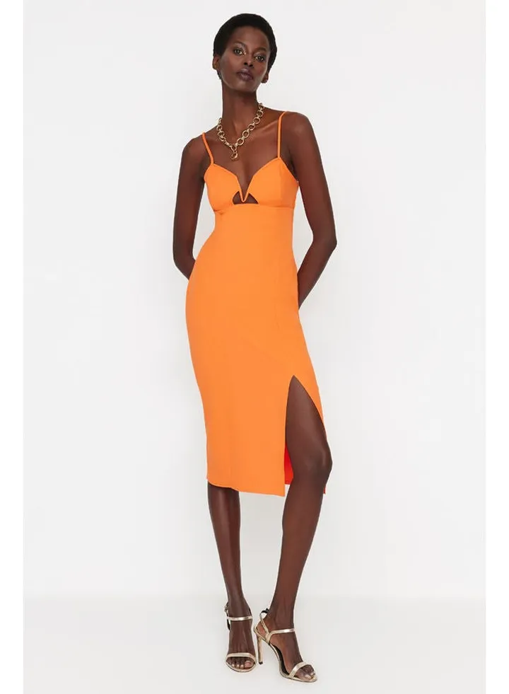 Woman Dress Orange