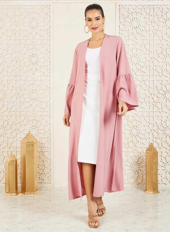 Bell Sleeves Regular Fit Maxi Length Kimono 