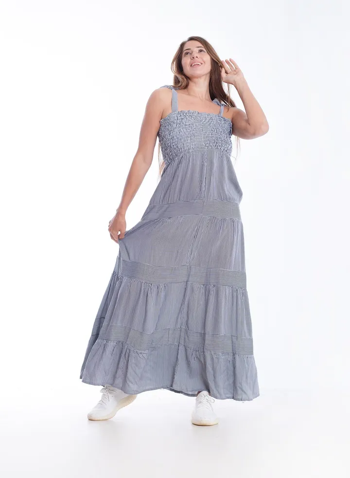 Long Striped Dress