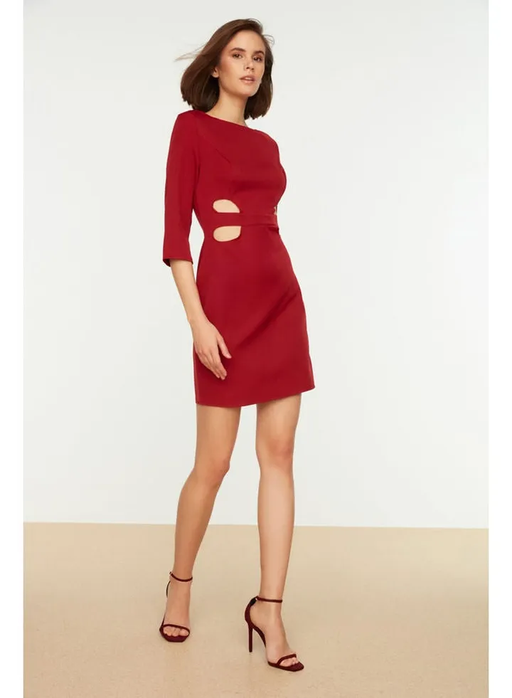 Woman Dress Burgundy