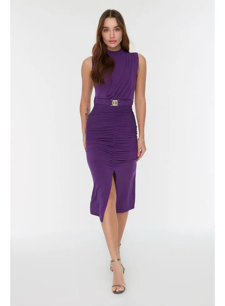 Dress - Purple - Bodycon