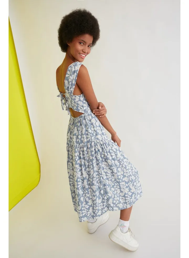Woman Dress Blue