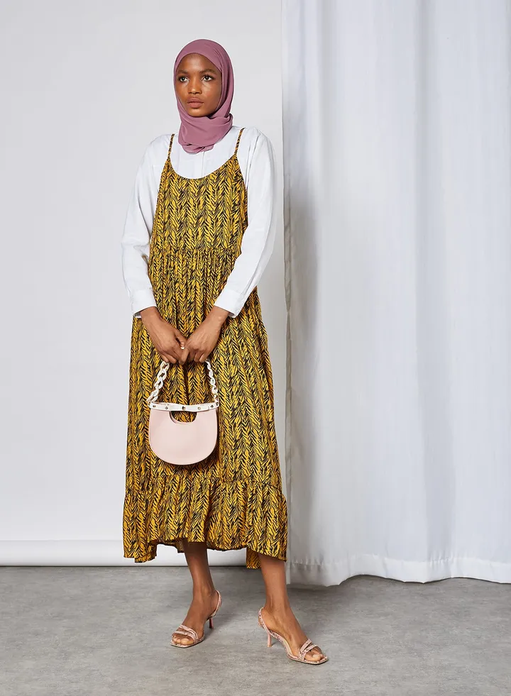 Printed Dress Inca Gold