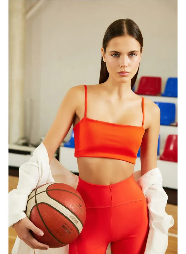 Woman Sports Bra Vermilion
