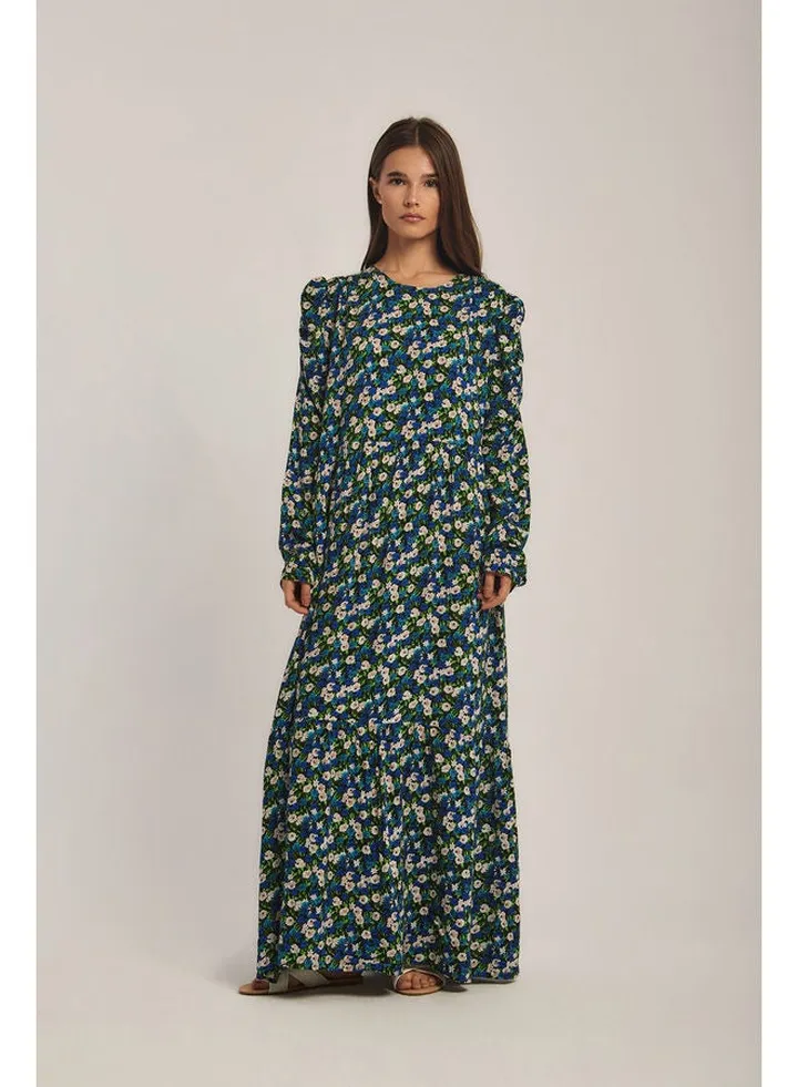 Peasant dress printed