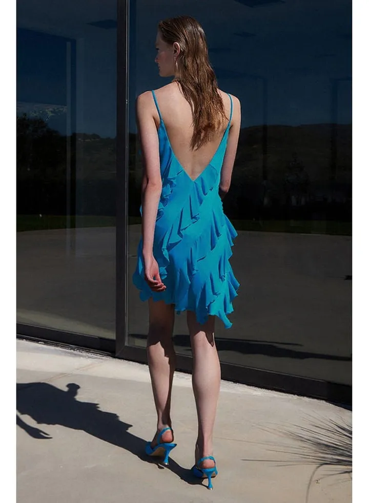 Mini dress with ruffles - Gold label