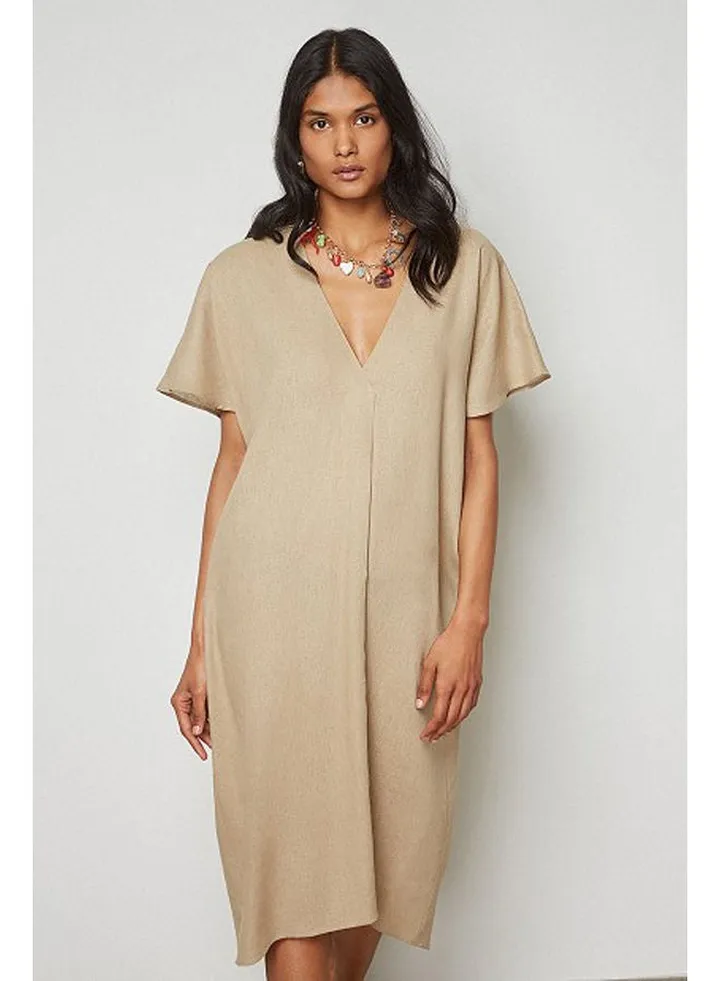 Midi shortsleeve dress