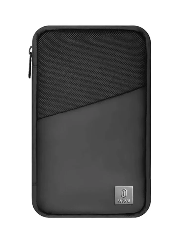 Water Resistant Travel Organizer Case Black