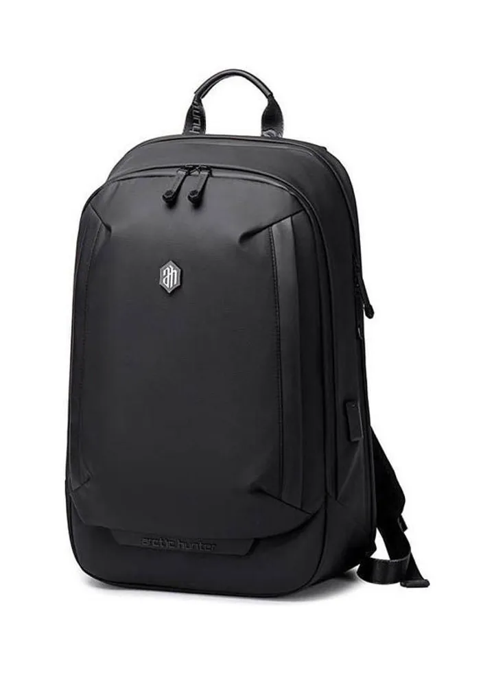 Smart Business Travel Waterproof Laptop Backpack Bag With Usb Port Black