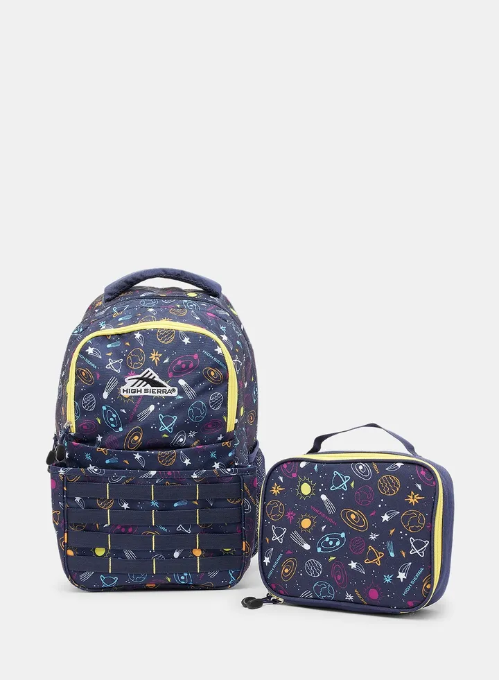 Unisex Galaxy Backpack and Lunch Bag Set