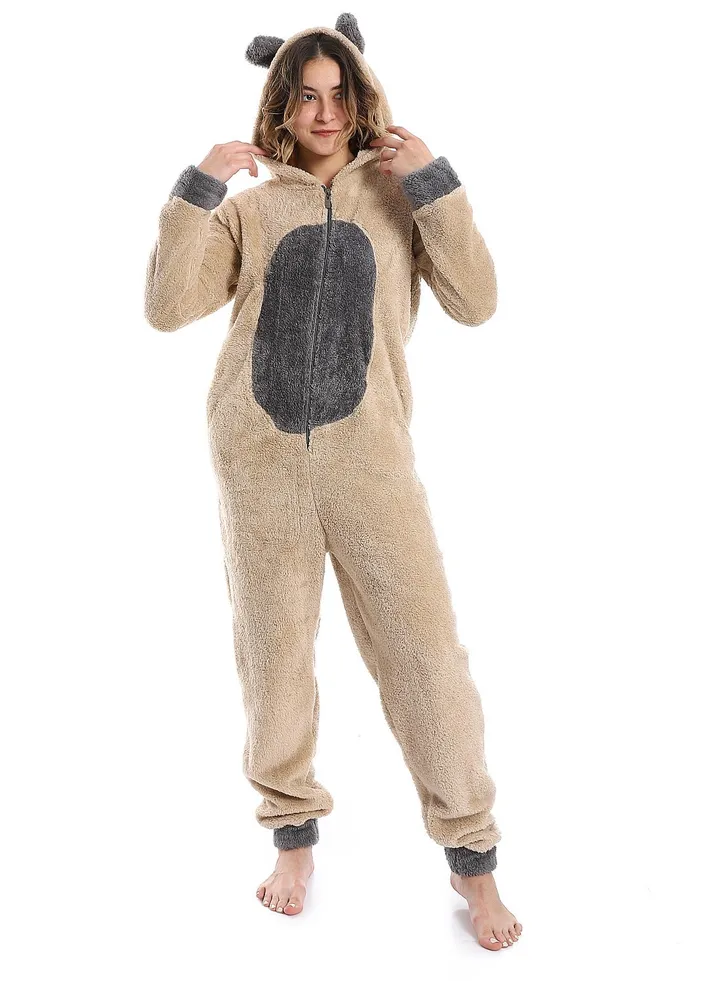 Women WinterJumpsuits With Hoodie