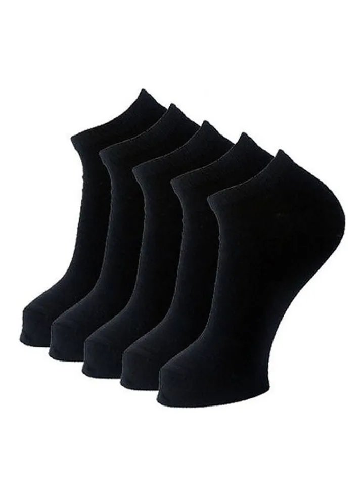 Ankle Plain Socks Black