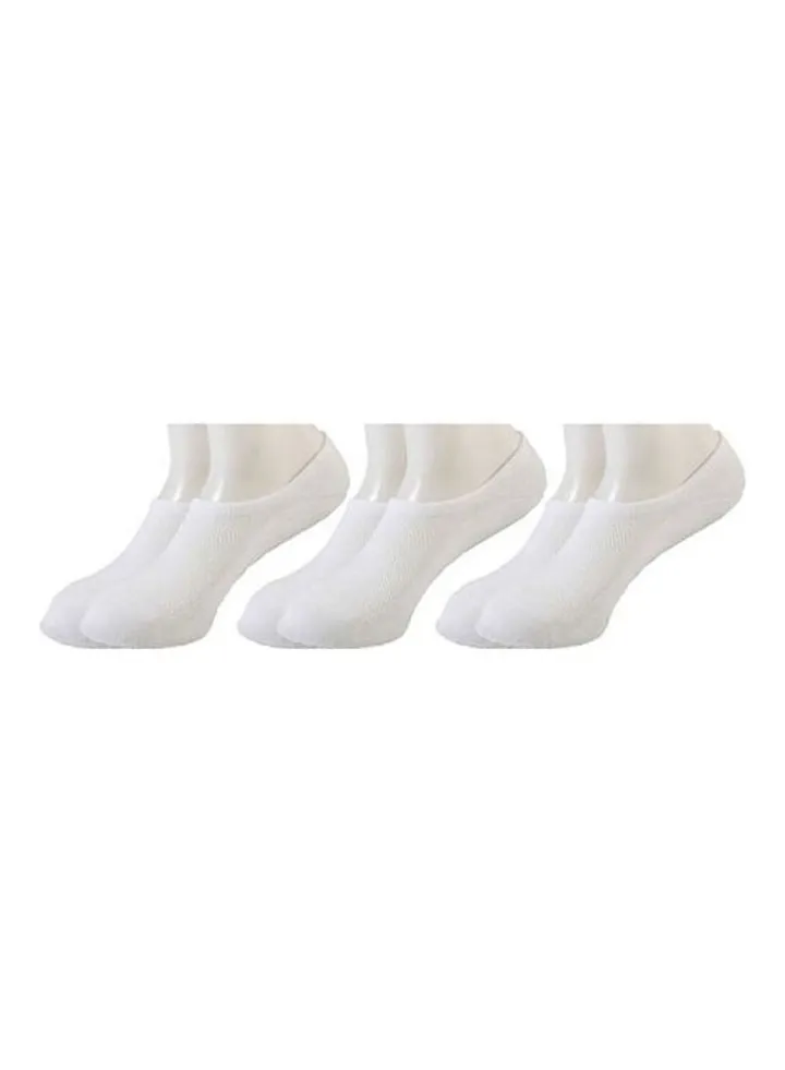 No Show Nets Socks White