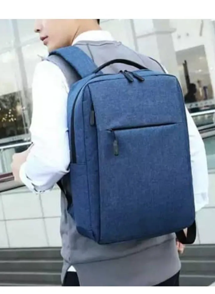 Slim Business Laptop Backpack and Rucksack for Men and Women (Blue)