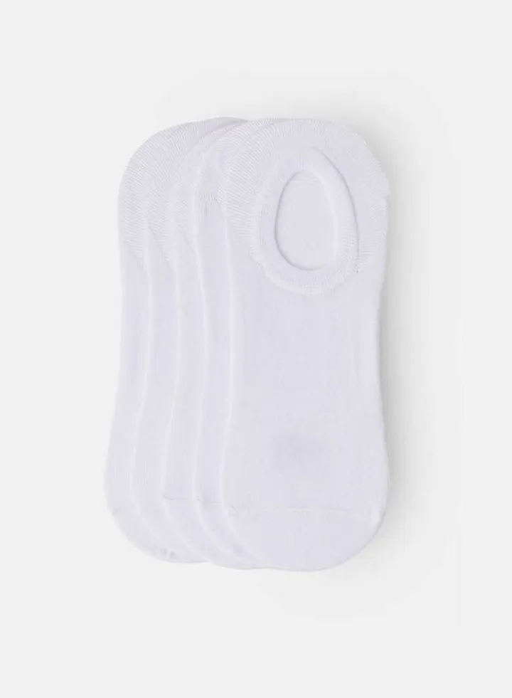 Casual Cotton Socks White