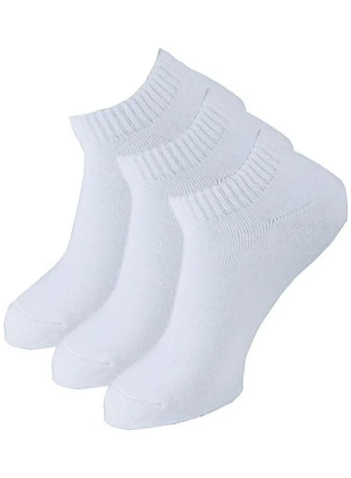 Ankle Towel Socks White