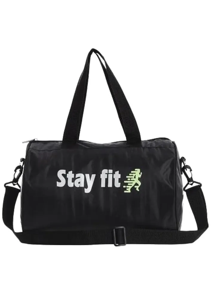 Waterproof gym bag, black