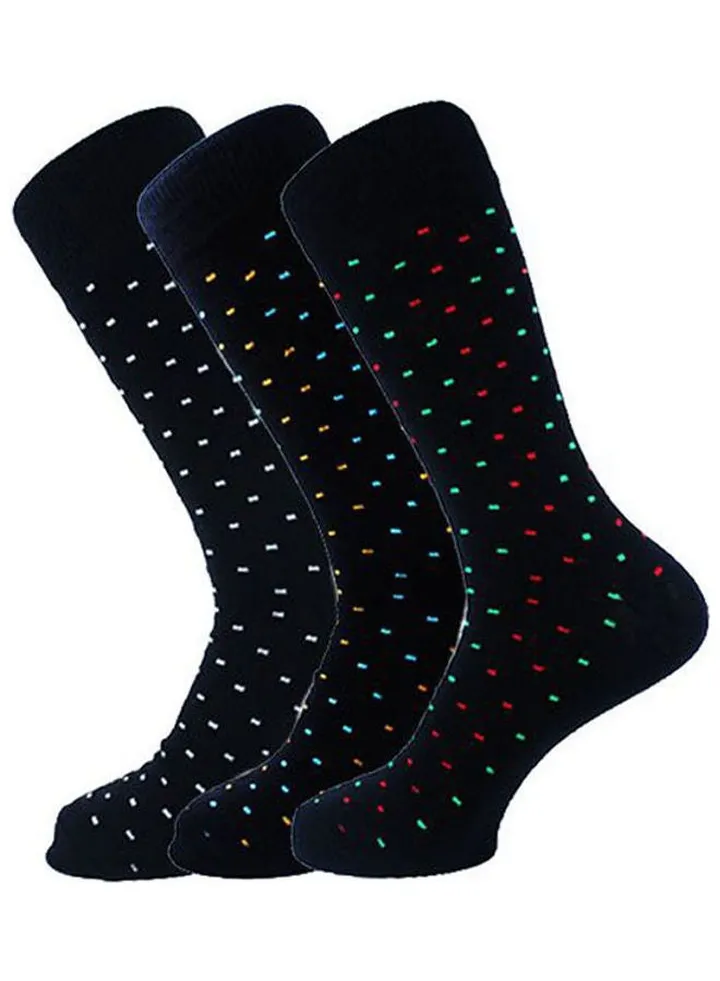 Classic Dots Socks Black