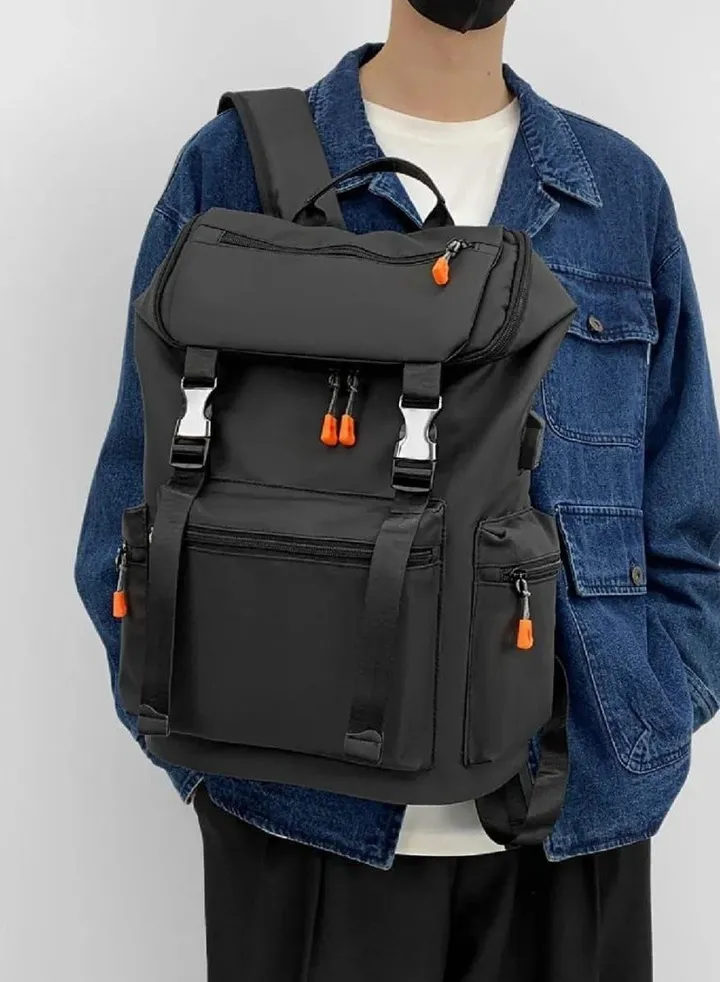Laptop backpack waterproof HQ black color