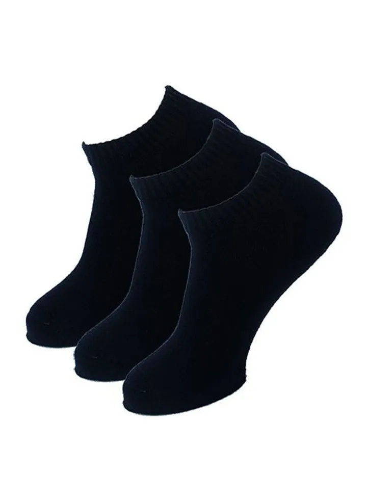 Ankle Towel Socks Black
