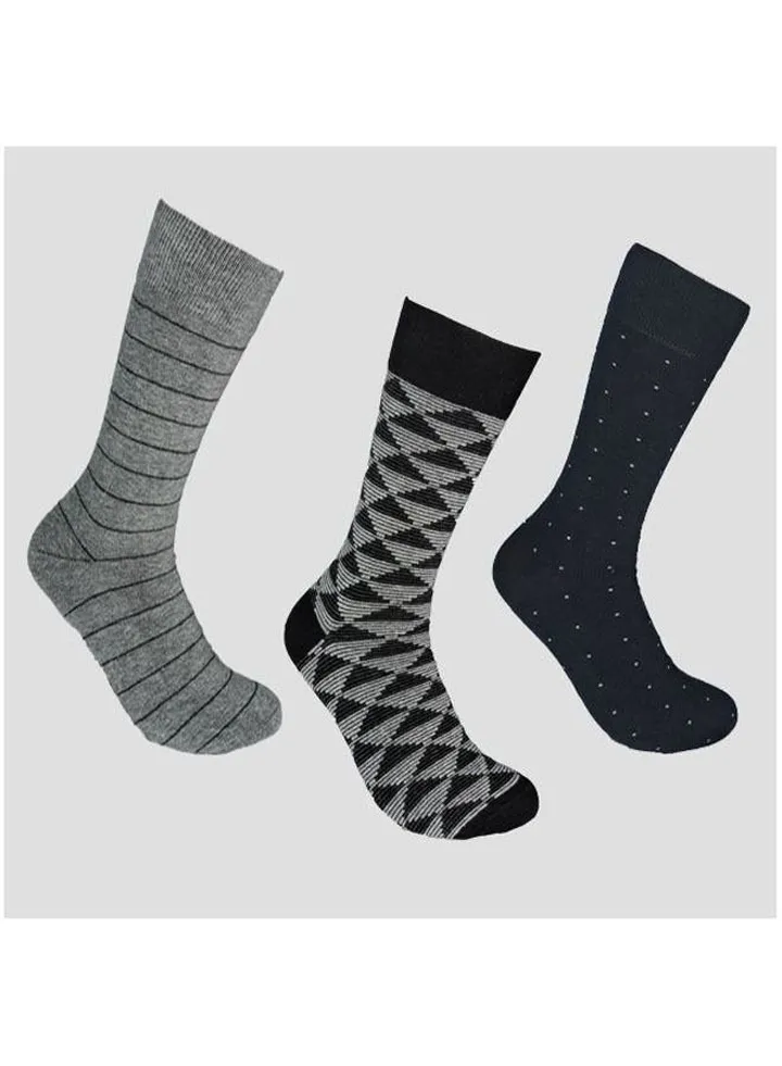 Men Classic Long Pack Socks 3 Pairs
