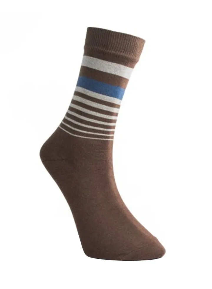 Comfortable Cotton Socks Brown
