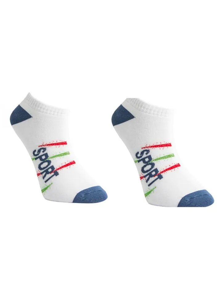 Casual Ankle Socks White