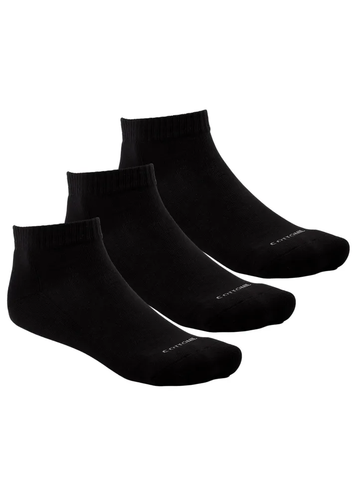 Pack of 3 Half Towel Cotton Socks