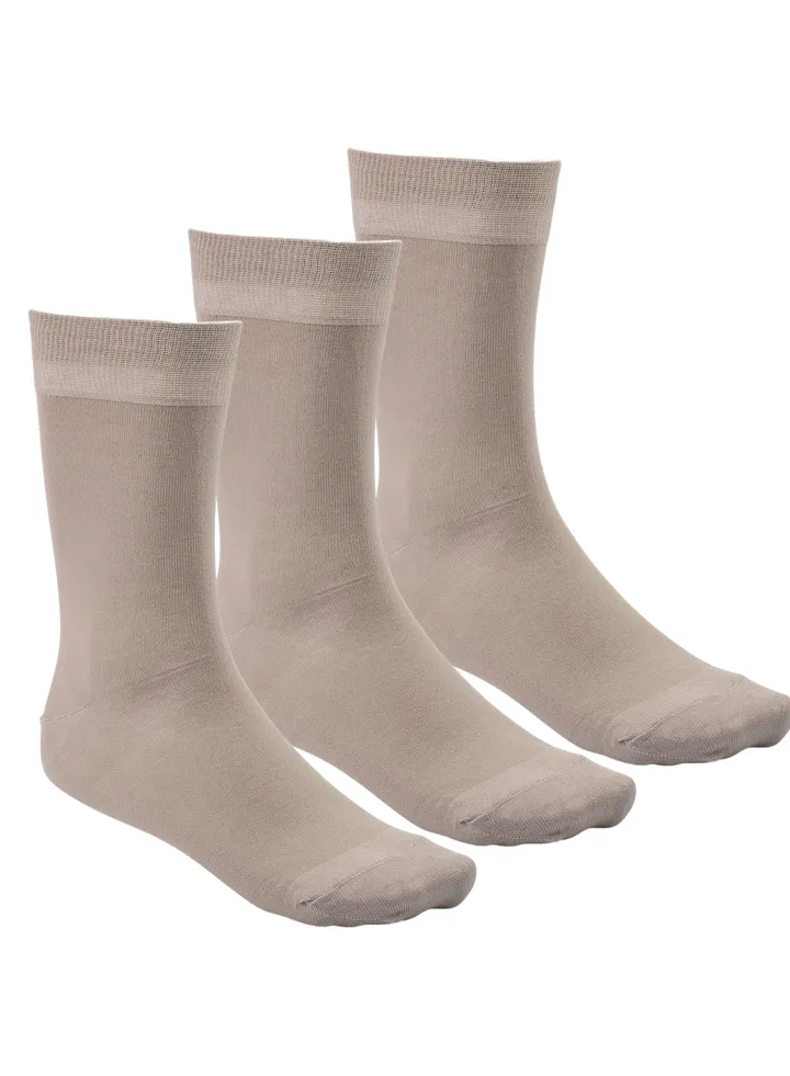 Pack of 3 Cotton Casual Dress Classic Socks for Men