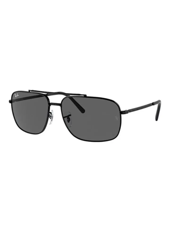 Unisex Rectangular Sunglasses - 3796 - Lens Size: 59 Mm