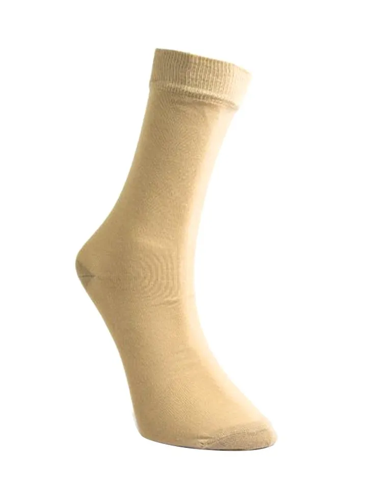 Comfortable Cotton Socks Beige