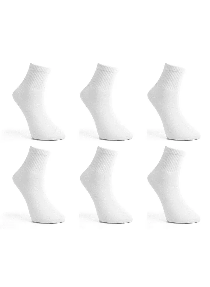 Maestro Tennis Bucket 6 Socks White-123