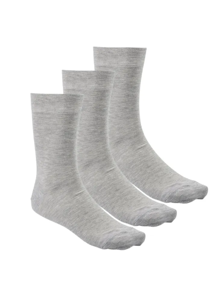 Pack of 3 Cotton Casual Dress Classic Socks for Men