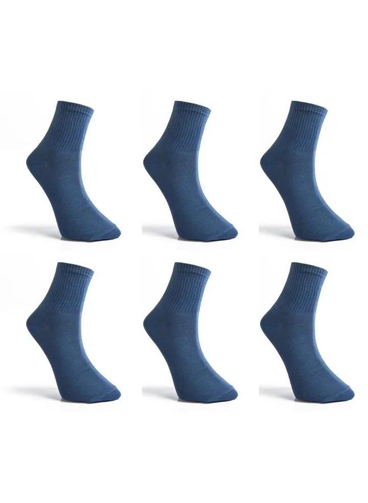 Maestro Tennis Bucket 6 Socks Blue-123